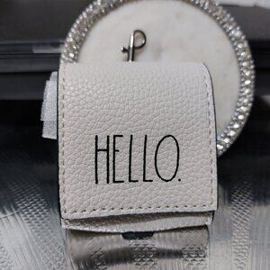 Mini Clip On Charm Keychain Handbag Clip Anywhere HELLO Mini Bag Coin Purse